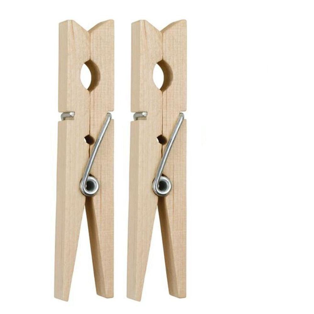 Office Natural DIY Party Wedding Wooden Photo Clips Clothespin Clothes Pegs Craft Decoration