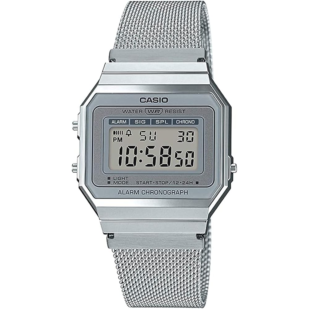 Casio Standard A700WM-7A Цифровые часы Унисекс Детские Легкие Водонепроницаемые