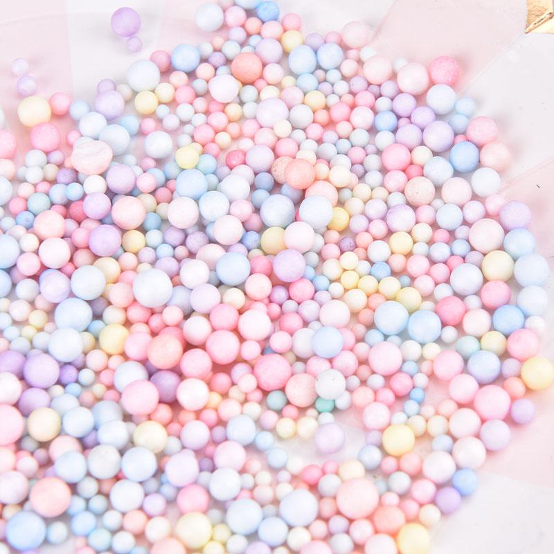 10 г/упак. круглый шарик из пенопласта цвета макарон для наполнителя, подарочная упаковка, подарочная упаковка
