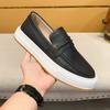 Модные мужские повседневные туфли из натуральной кожи для мужчин, роскошные британские пенни-лоферы, мужские мокасины на толстой подошве для отдыха на открытом воздухе