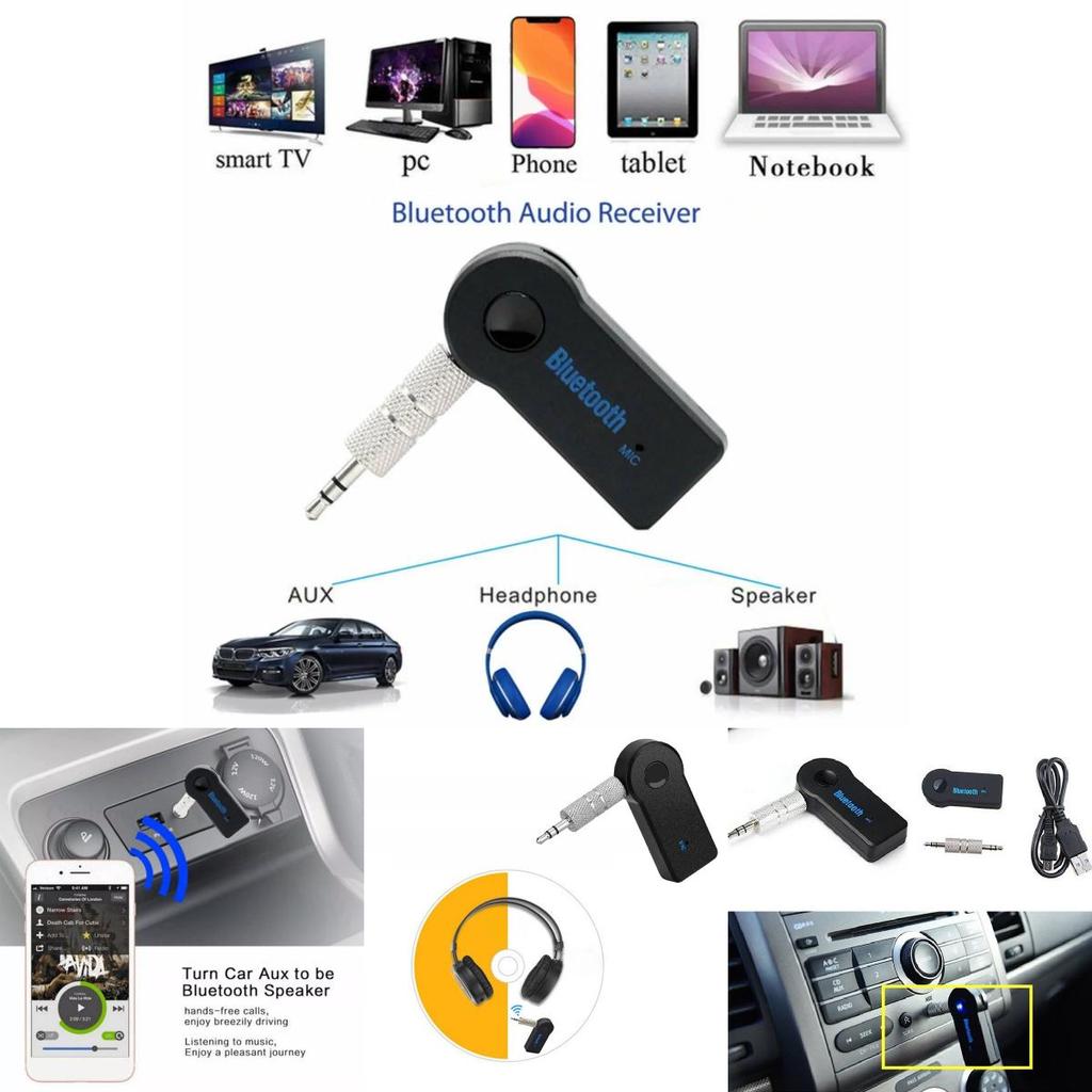 Высококачественный автомобильный Bluetooth-адаптер 3,5 мм беспроводной аудиоприемник для автомобилей