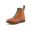 1460 Leather Round Toe Simple Lace-Up Originals Short Boots Unisex Boots Yellow-Brown 32130220