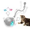 Перезаряжаемые умные игрушки для кошек, автоматические самодвижущиеся шарики, игрушки для котят, головоломка, игрушка для домашних животных