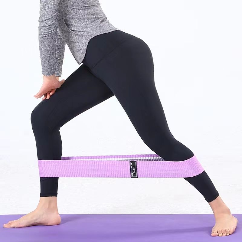 Hip Beauty Resistance Band Yoga Stretch Belt Hip Raise Shaping Fitness Exercise Squat Belt Tension Band Hip Beauty Belt Peach Hip