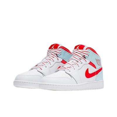 Air 1 Mid GS Topaz Mist Ретро Кроссовки Мид-топ 555112-104