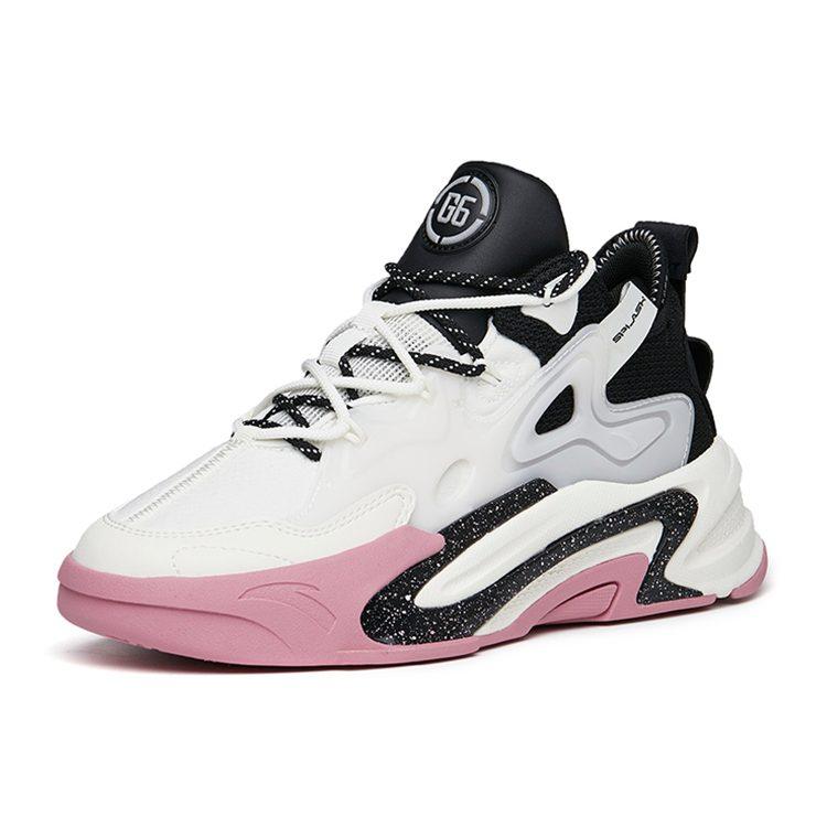 Anta G6 Soup 2.0 Low top Skateboard Shoes Women's White Black 122218082-2