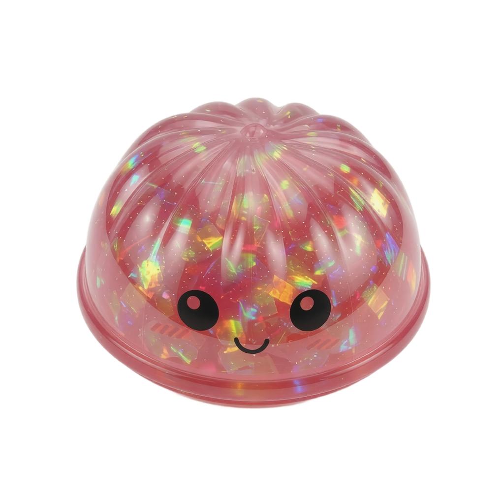 Squishy Bun Stress Relief Toy Slow Rising Soft Foam Squeeze Toy with Steamer Shape for Sensory and Anxiety Relief