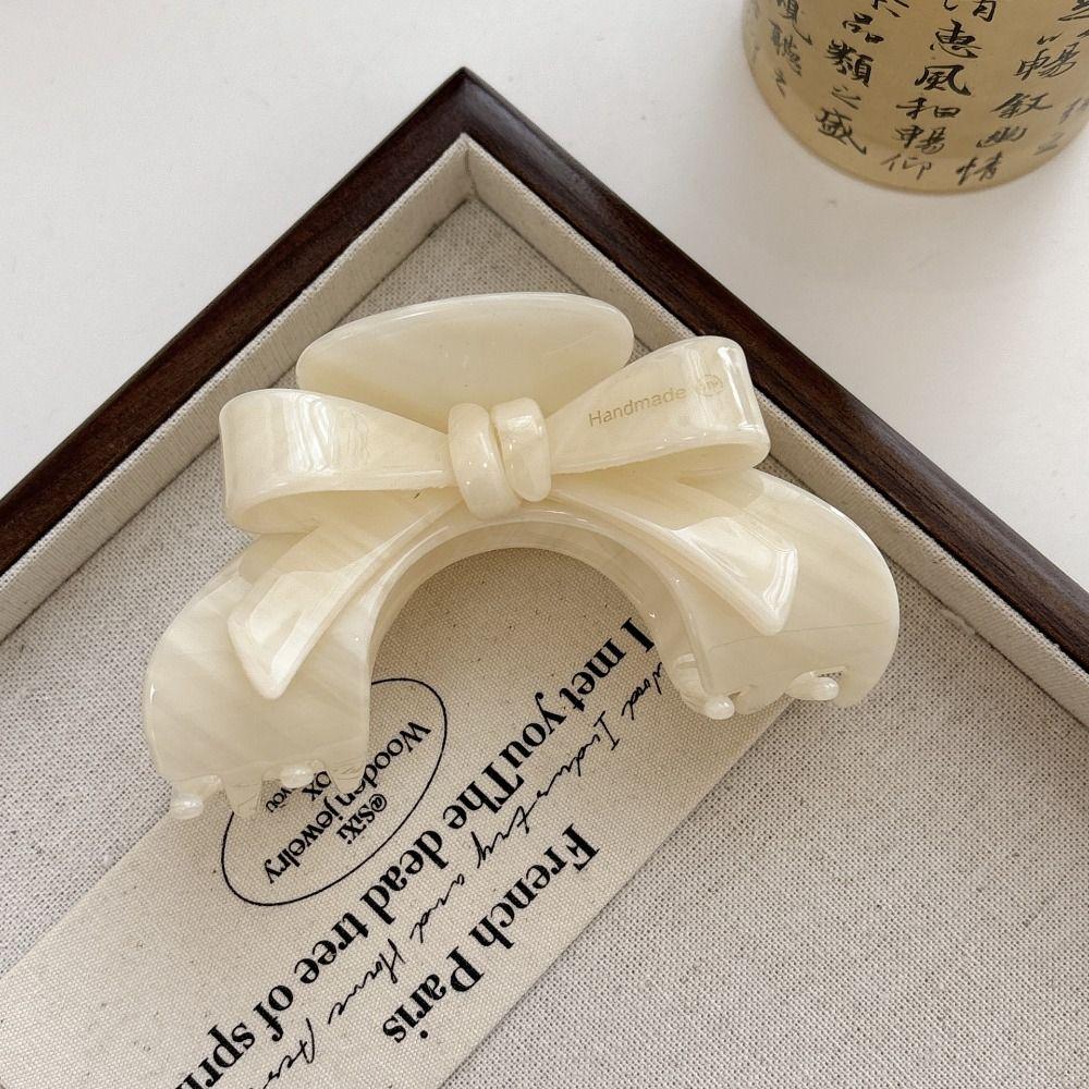 Корейский стиль Уксусная кислота бант для волос коготь маленькая геометрия волос краб заколка Французская акула заколка головной убор