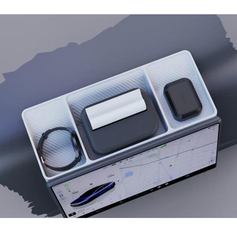 Силиконовый органайзер для хранения за экраном центральной консоли автомобиля для пикапа BYD Shark 6, держатель для телефона, противоскользящий органайзер, автомобильные аксессуары