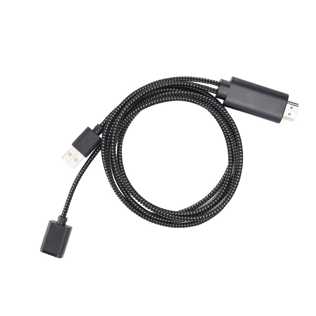 HD TV Cable USB to HD Multimedia Interface Converter Cable for Android   IOS System Black