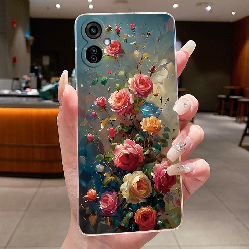 For Tecno Camon 19 Neo Casing Luxury Fashion Butterfly Flowers Soft TPU Silicone Clear Back Cover Camon 19Neo CH6i Phone Case