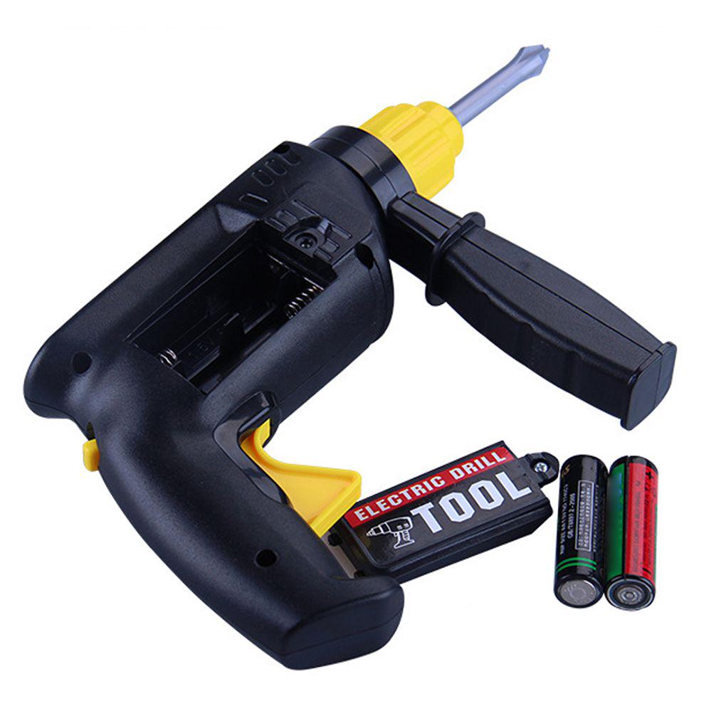 Boy Children Electric Drill Toy Children's Role Playing Pretend Toy Simulation Drill Set
