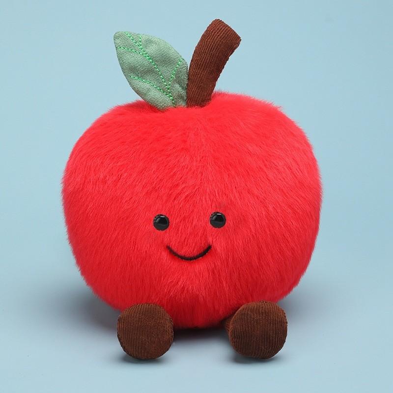 Милая плюшевая игрушка Фрукты и Овощи из коротковорсового хлопка для детской игровой комнаты