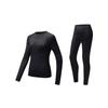 Training Series Solid Color Comfortable Sports Leisure Suit Women Suits Black 962517205-5