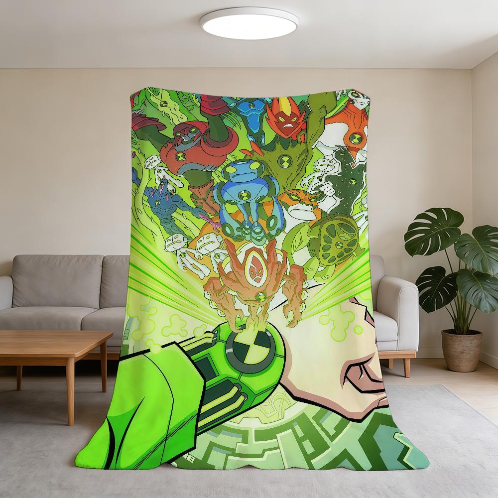 Cartoon Blanket Cool Super Warm Comfortable Plush Throw Blanket Child Home 10 Sofa B-Ben Bedroom Gift
