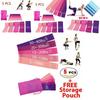 Premium Latex Gym Resistance Bands Set For Fitness And Physio In Elegant Pink Tones