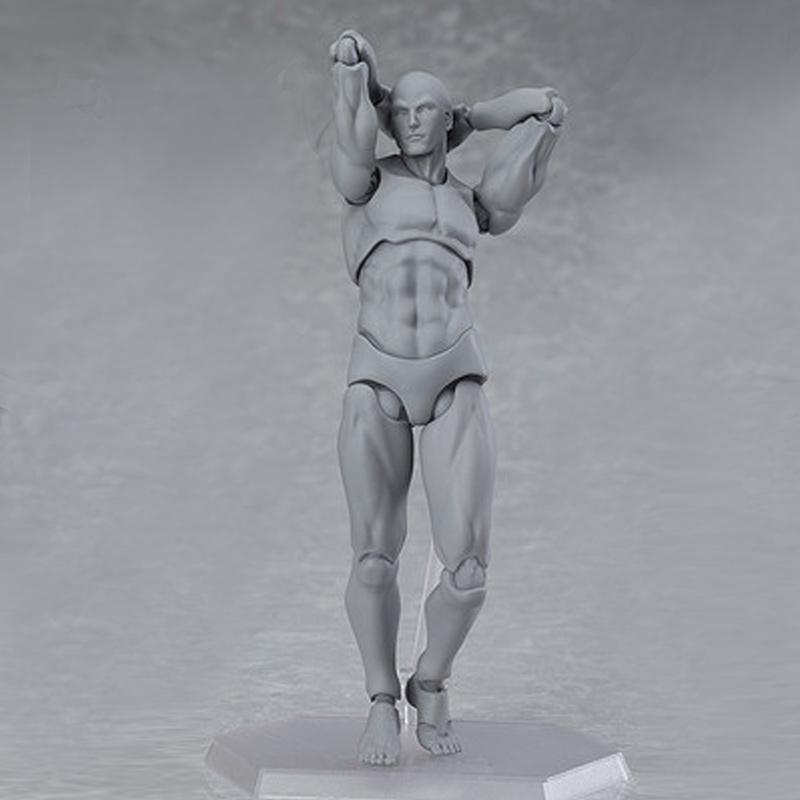 13 см Эскиз Рисование Мужской Женский Подвижный Модель Тела Художник Искусство Живопись Аниме Аниме Фигурка Фигурка Действия Модель Манекен Игрушка Подарки