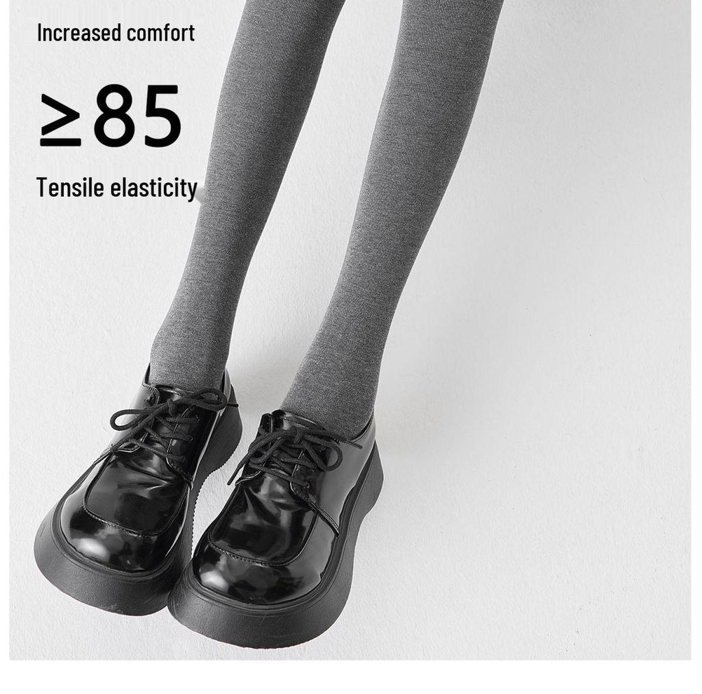 JIAZINI Женские серые микрокомпрессионные утягивающие леггинсы - на флисовой подкладке, не скользят, идеально подходят для весны и осени/зимы.