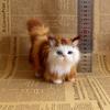 Имитация кошки, плюшевые игрушки, мягкая модель котенка, искусственные кошки, реалистичные животные для детей, девочек, подарок на день рождения, День святого Валентина