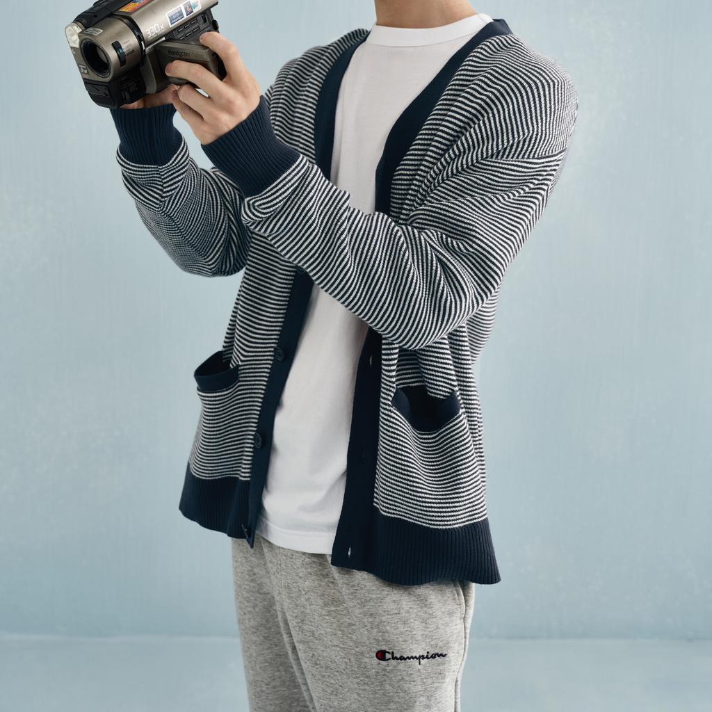 Champion Knitwear Unisex V-neck Moderate Cardigan U5AKNJM001