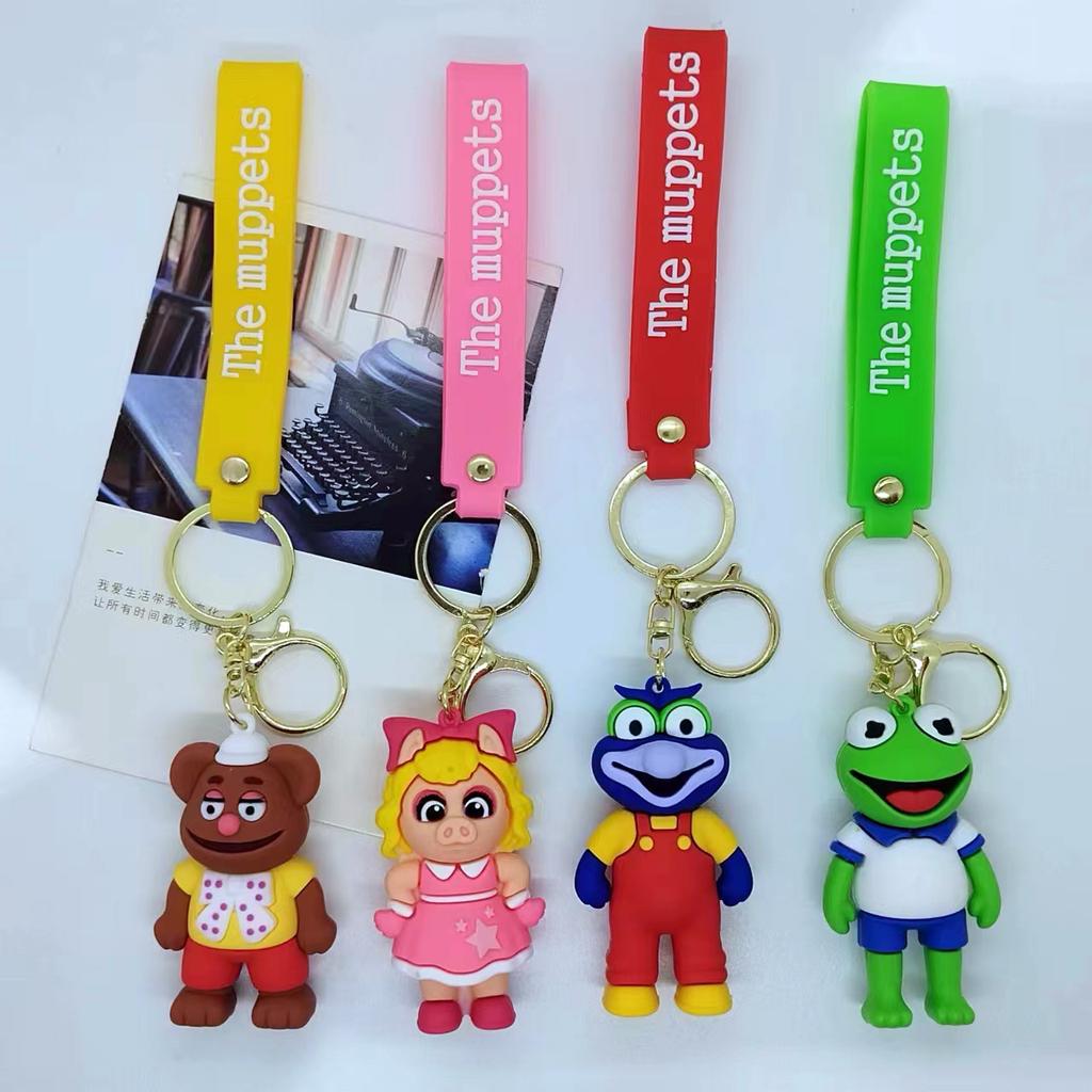 Creative Cartoon Plush Doll Keychain Cute Bag Pendant Car Key Chain Accessory