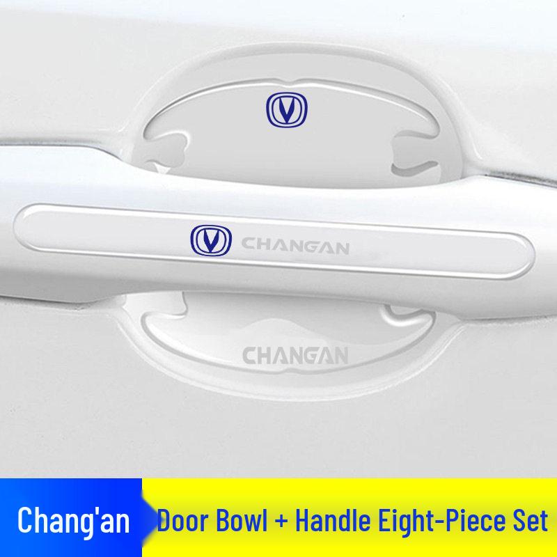 Transparent Car Door Handle and Edge Protection Strips Compatible with BMW, BYD, Tesla.
