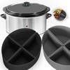 4Pcs Integrated Molding Slow Cooker Divider Separate Excellent Stew Pot Liner Mat
