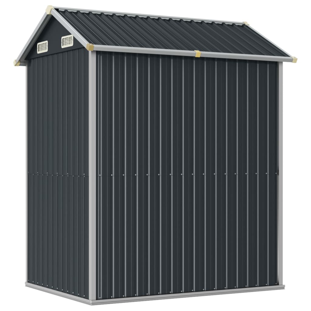 Vidaxl Szopa Ogrodowa, Antracytowa, 192X152,5X237Cm Stal Galwanizowana