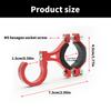 Universal Motorcycle Hook Aluminum Scooter Helmet Holder Electric Bike Bag Hanger Multipurpose Electric Bike Hook