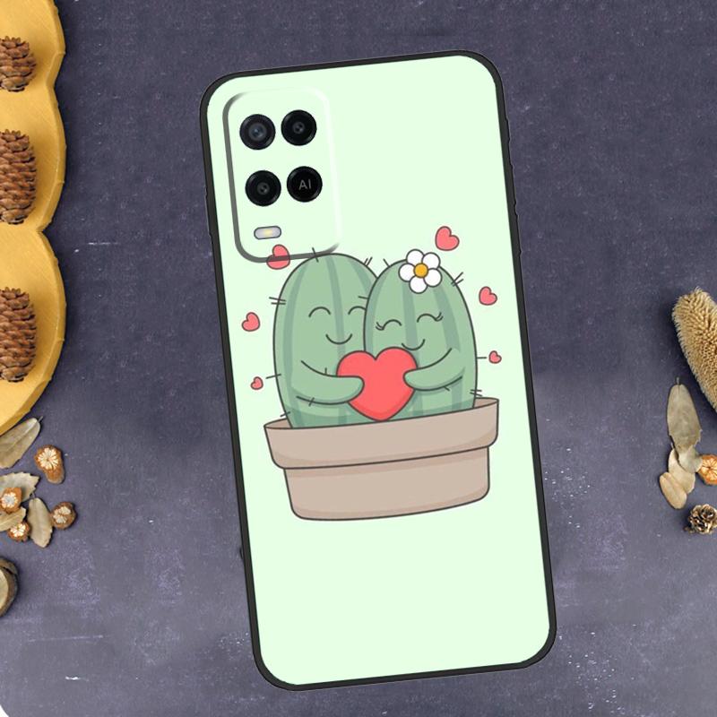 Plant Cactus Phone Case For Oppo A79 A18 A38 A58 A78 A98 A17 A40 A60 A80 A16 A76 A96 A15 A74 A94 A54 A77