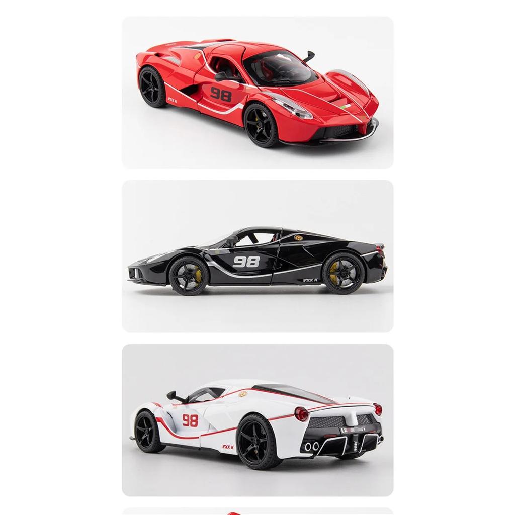 1/24 Scale Laferrari Alloy Sports Car Model Diecasts & Toy Metal Vehicles Car Model Simulation Collection Childrens Gift