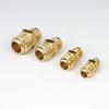 New Male to Male Brass Pipe Fitting Connector 1/4" 3/8"1/2" Straight Flare Connector 5/16" 5/8" 3/4" Union Brass Tube Coupler