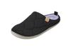 Pansy 9264 Lightweight Quilted Indoor Size Black Women's Slippers, Small,