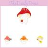 Fashionable Creative And Mushroom Brooch Pin Ideal For Gift Giving And Personal Use