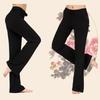 Women Solid Color High Waist Drawstring Wide Leg Long Pants Yoga Dance Trousers Wide Leg for Yoga Running Jogging Gymnastics