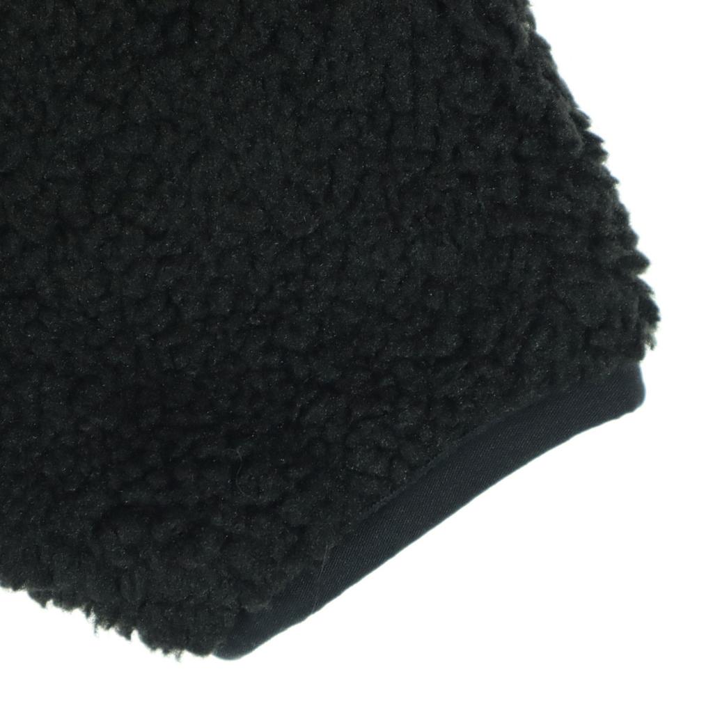 Неиспользованная куртка MUJI с высоким воротником, флис, S, черная, мужская, б/у