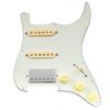 Musiclily Pro HSS ST Prewired Pickguard with Artec Alnico 5 Pickup Set for Strat Electric 3P Aged White Guitar,
