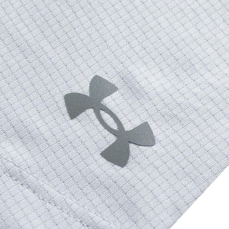 Under Armour Удобная дышащая футболка-пуловер с круглым вырезом и короткими рукавами, женские топы, серый 1373399-014