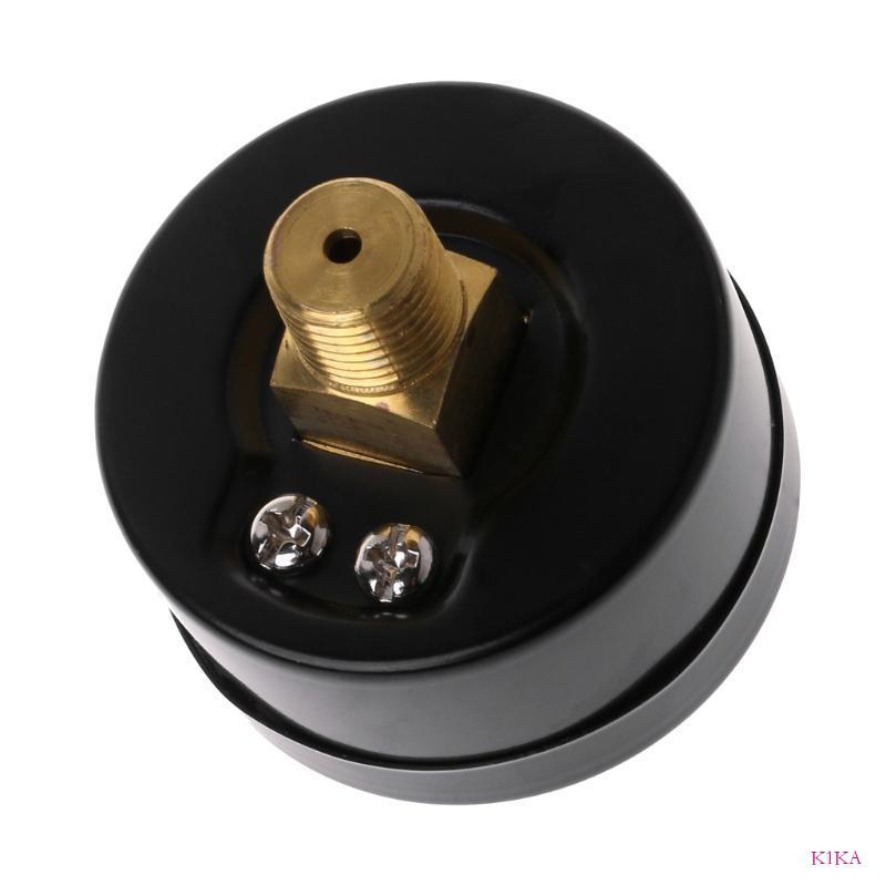 K1KA Vacuum Manometer Pressure Gauge 1/4" BSPT Thread Sturdy for Case 0~-30inHg 0~-1b