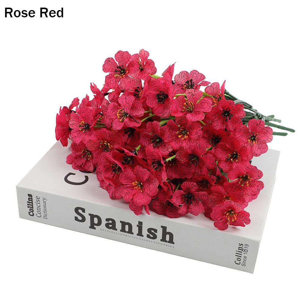 New Outdoor UV Resistant Plastic Plants Garden Porch Decor Artificial Flowers Fake Flowers