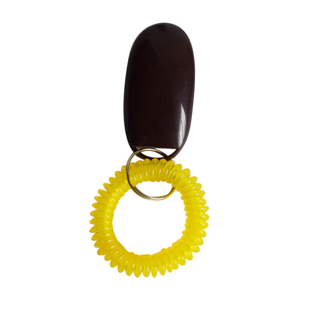 Dog Clicker Training Tool with Wrist, Portable Sound Trainer for Obedience and Behavior Training