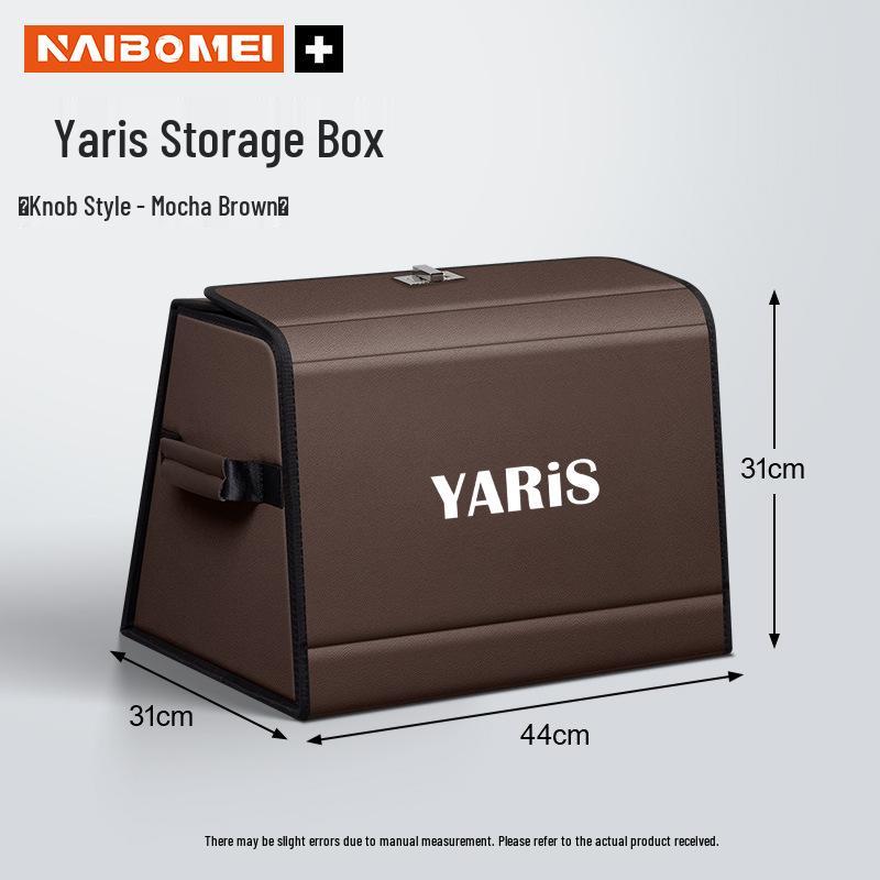 Toyota Yaris Rear Trunk Storage Organizer Box
