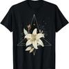 Эстетичный цветок лилии на красивой футболке с лилией