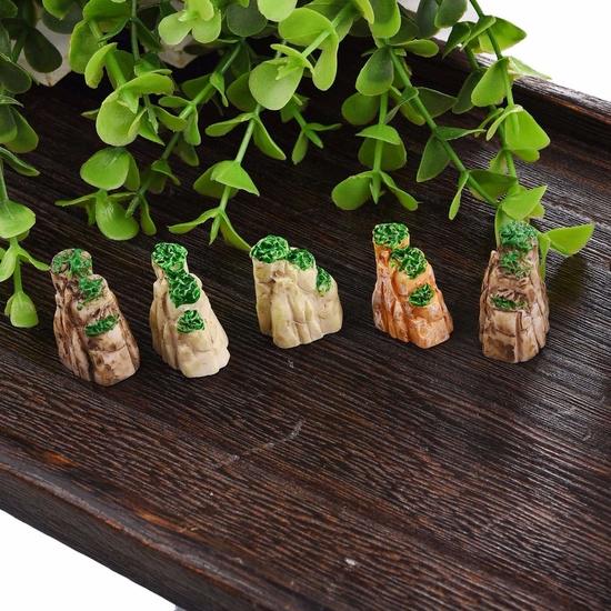 Садовые украшения 3 шт./компл. мини-горные миниатюрные игрушки бонсай орнамент завод