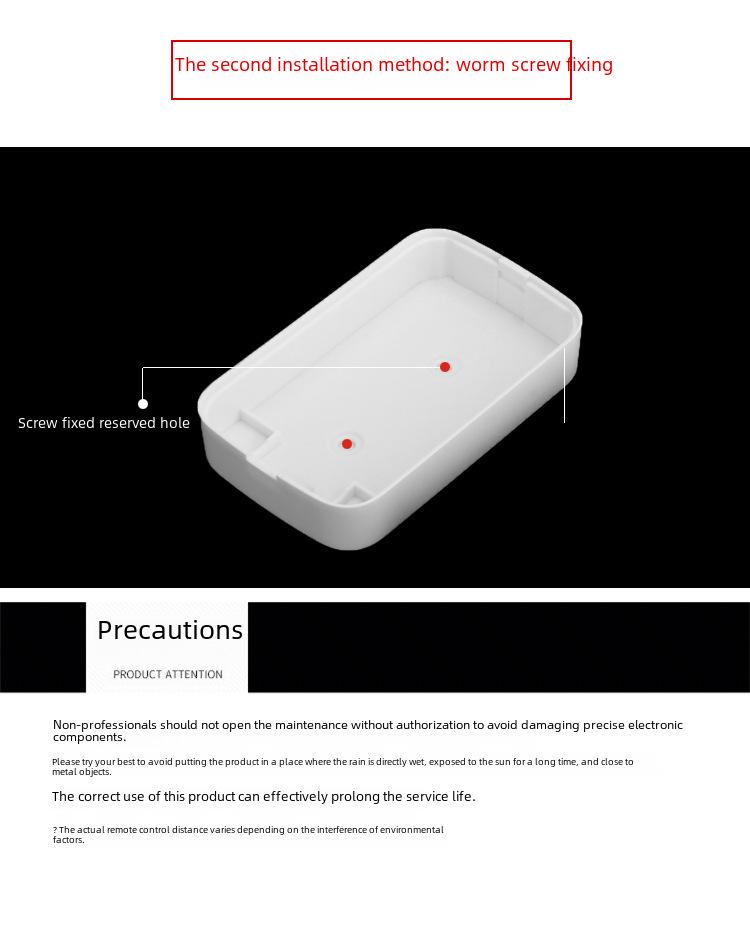 Беспроводной водонепроницаемый дверной звонок: Интеллектуальный пульт дистанционного управления с питанием от батареек и одним приемником