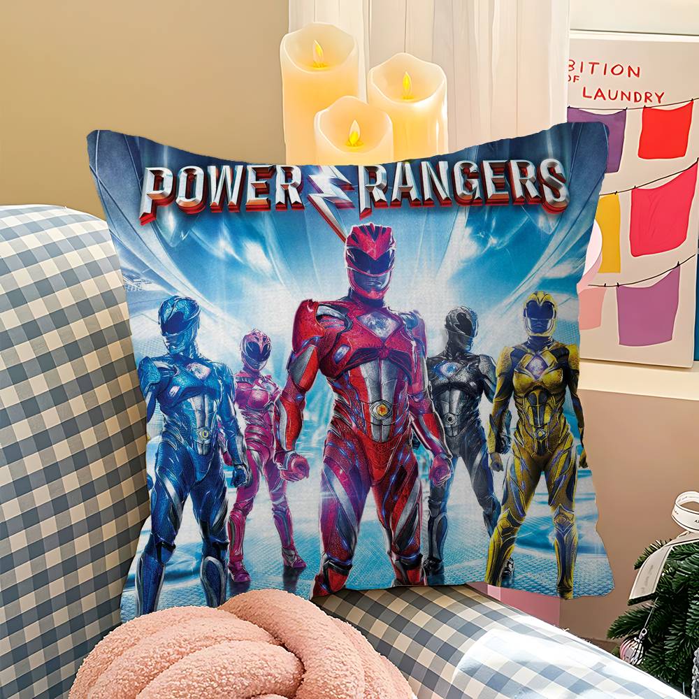 Подушка P-Power R-Rangers Аниме Подушка Подушка для изголовья дивана-кровати Наволочка Чехол для подушки 45x45 см Мода