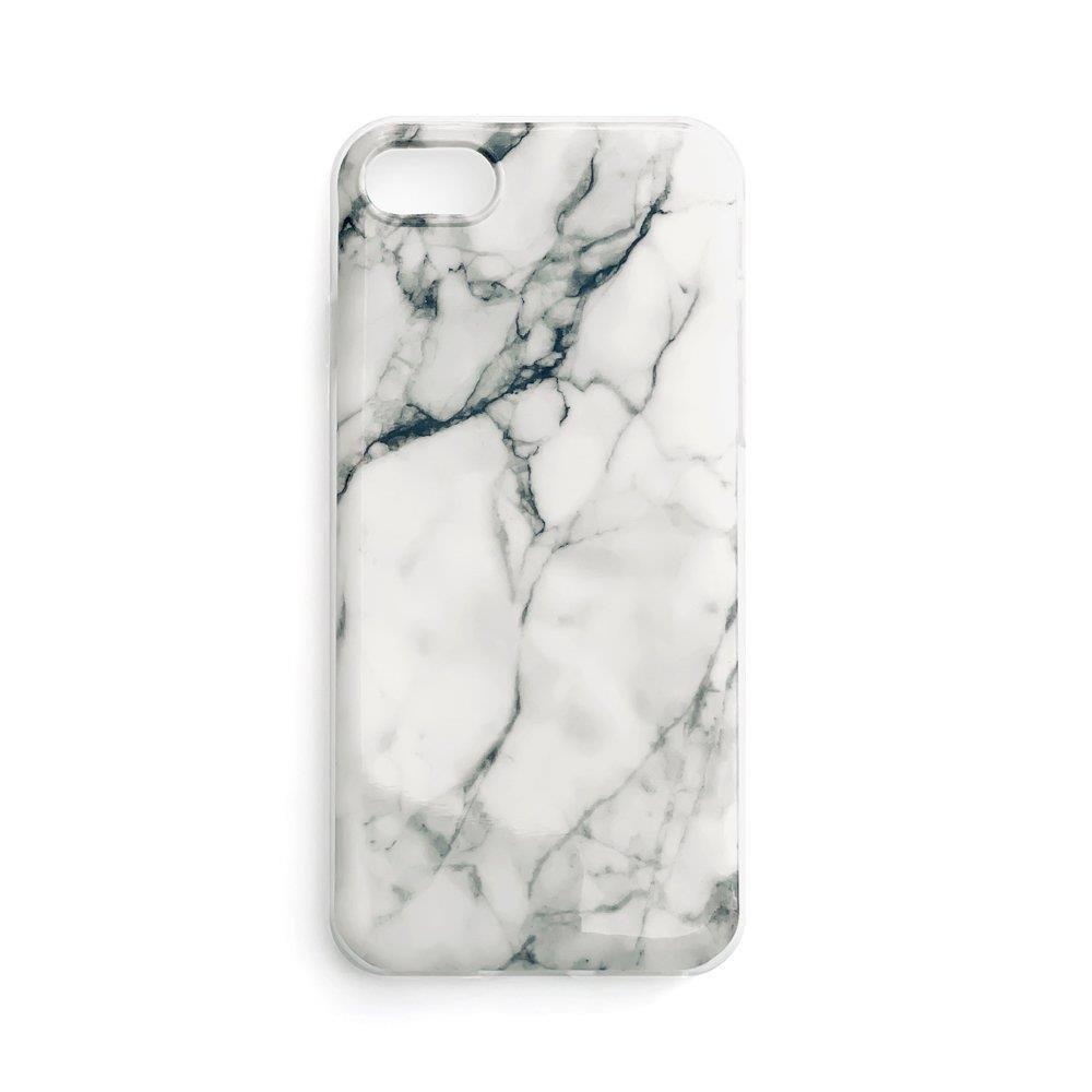 Marble gel case marble cover Samsung Galaxy S22 Ultra white