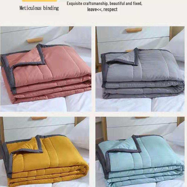 Летнее одеяло из стираного хлопка: Легкое одеяло для кондиционера для весны, осени и лета - Односпальное, Двуспальное или Детское