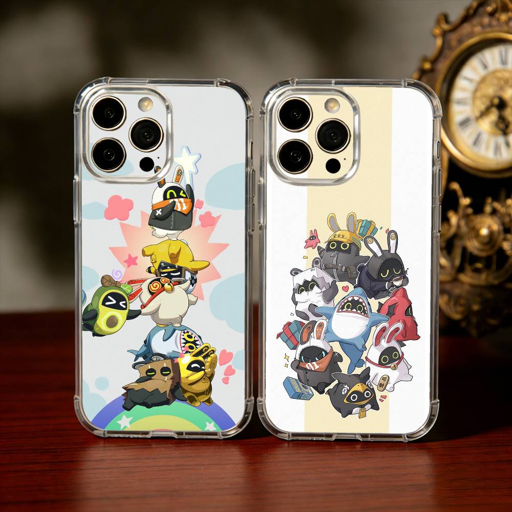 Чехол для телефона Bangboo из игры Zenless Z-Zone Zero для iPhone 17 16 15 14 13 12 11 Mini Pro Max Plus Прозрачная крышка