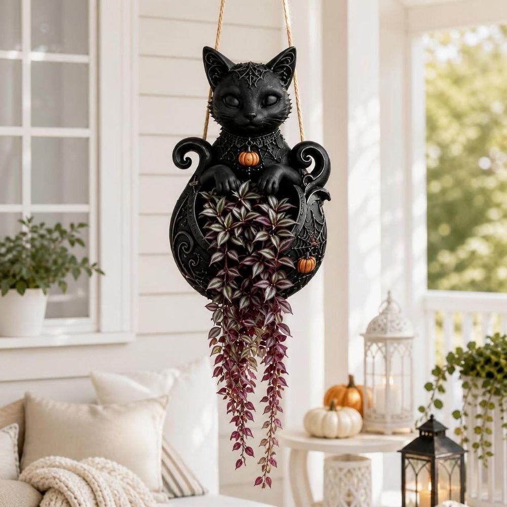Halloween Bat Shaped Flower Pot 3d Printed Succulent Bowl Planter Creative Wall Plant Pot Garden